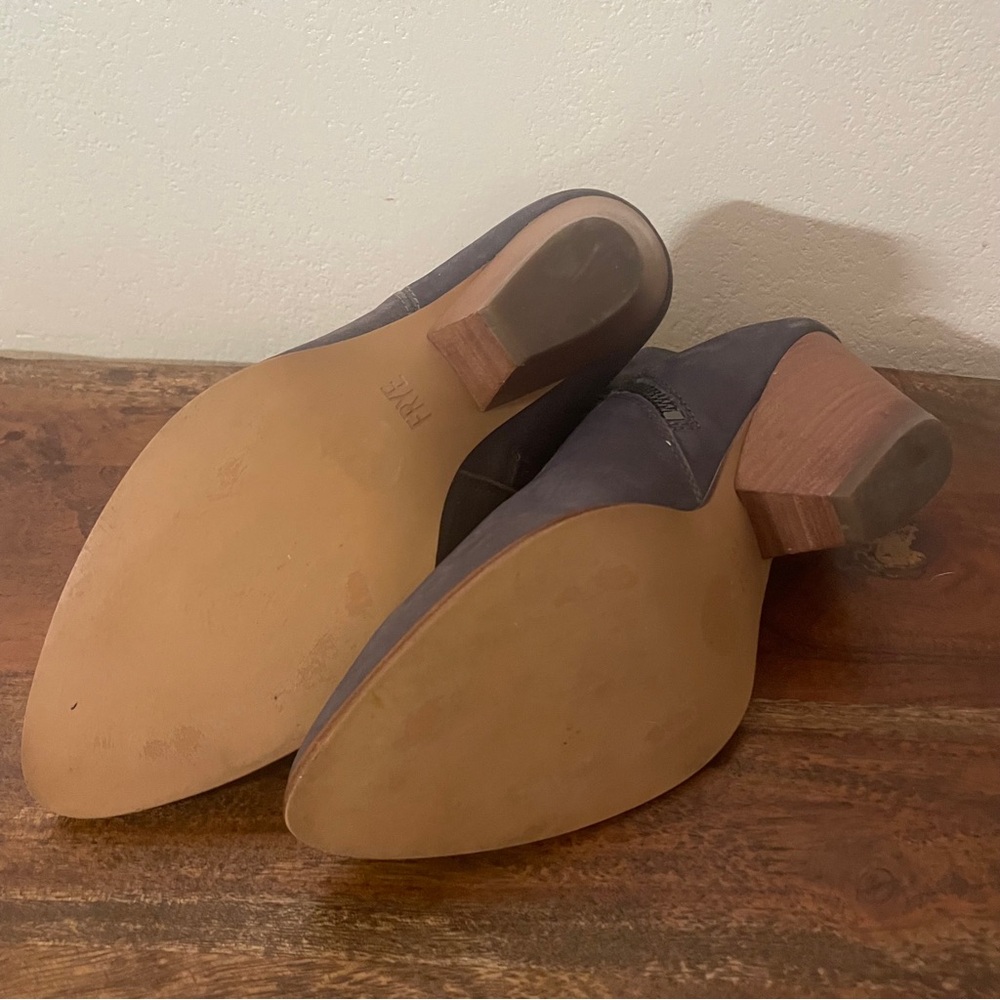 Frye Charcoal Leather Ankle Boots - Picture 13 of 14